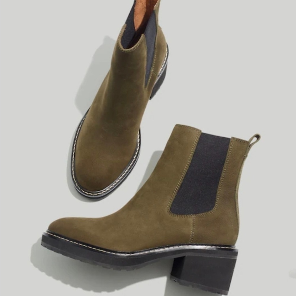 Madewell The Carina Platform Chelsea Boots